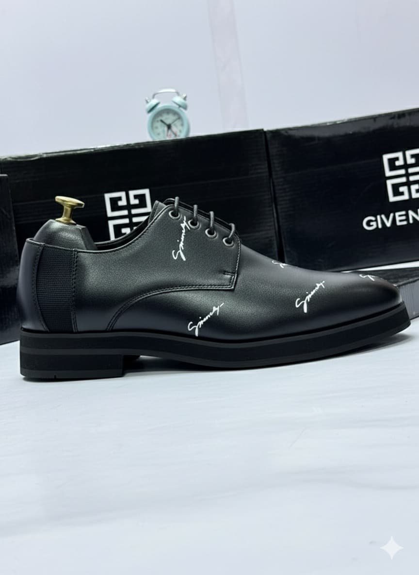 Men’s Designer Script Derby Shoes